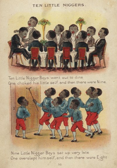 Nursery Rhyme: Ten Little Black Children by Constance Haslewood