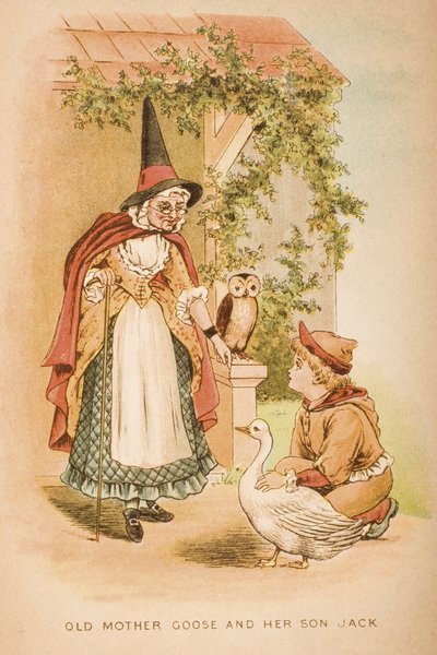 Old Mother Goose and her Son, Jack, Front Cover of 