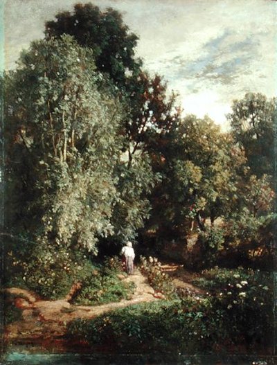 Path in a Small Wood by Constant Emile Troyon