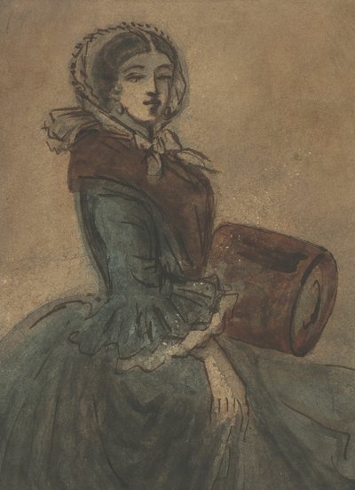 Woman with a Muff by Constantin Guys