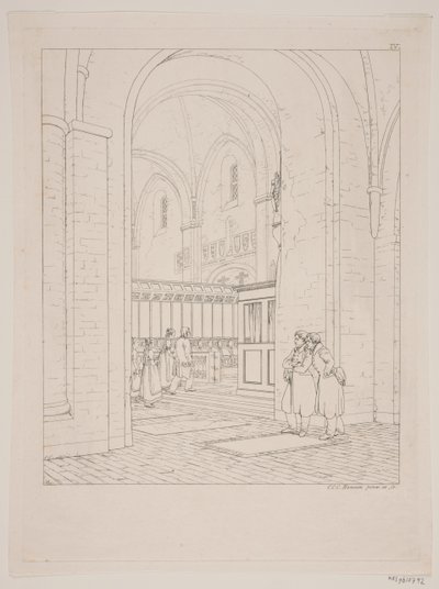 Part of the Choir in Ringsted Church by Constantin Hansen