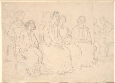 At Hages During a Lecture by Høyen by Constantin Hansen