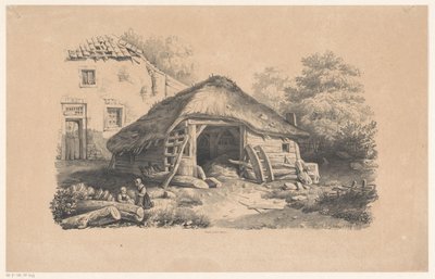 Stable at a Farm by Constantinus Cornelis Huysmans