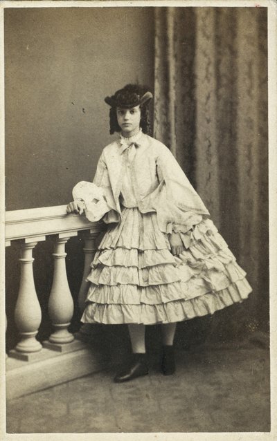 Portrait of the Princess Dagmar of Denmark by Copenhagen Photo studio E. Lange