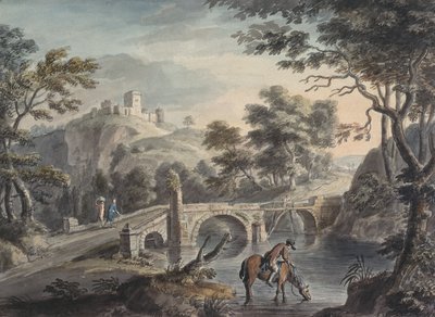 Landscape with Bridge by Copplestone Warre Bamfylde