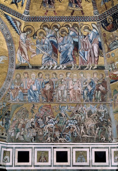 The Last Judgment Down Satan Devours the Souls of the Damned (detail) by Coppo di Marcovaldo
