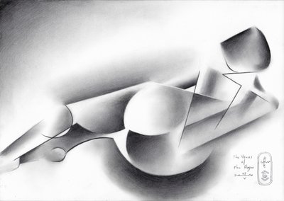 Abstract Reclining Figure by Corné Akkers