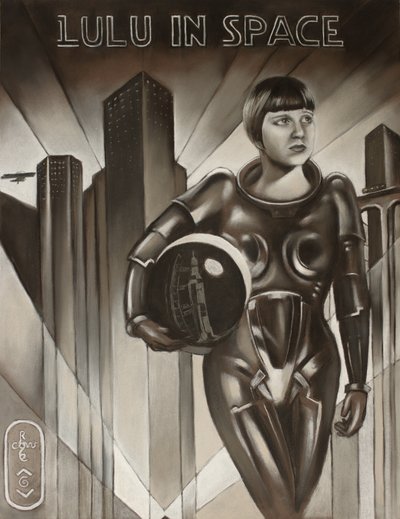 Art Deco City Astronaut by Corné Akkers