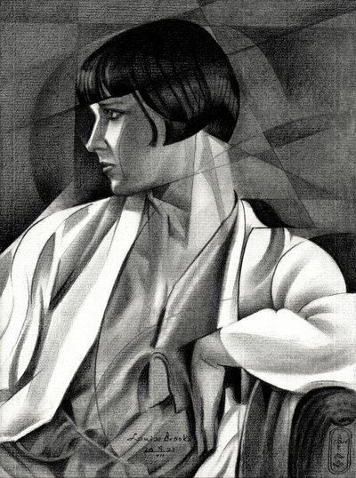 Art Deco Woman Profile by Corné Akkers