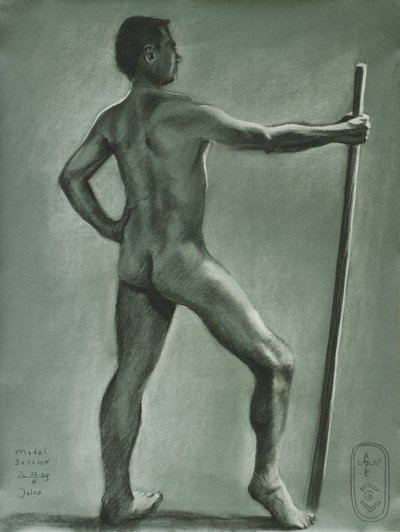 Classical Male Figure Study by Corné Akkers