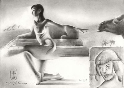 Egyptian Sphinx Dream by Corné Akkers