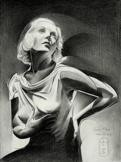 Elegant Woman in Light by Corné Akkers