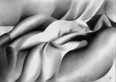 Flowing Figure Study by Corné Akkers