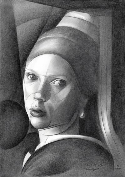 Geometric Pearl Gaze by Corné Akkers