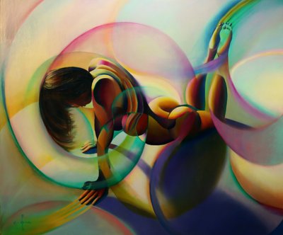 Graceful Abstract Woman by Corné Akkers