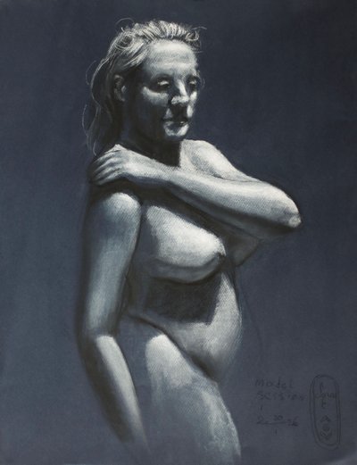 Graceful Nude Figure by Corné Akkers