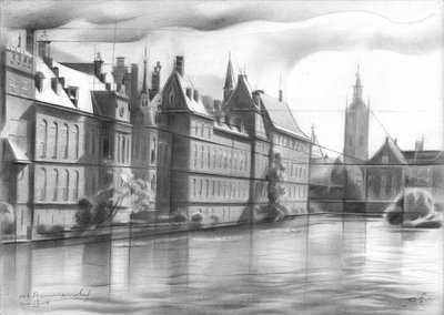 Historic Canal Reflections by Corné Akkers