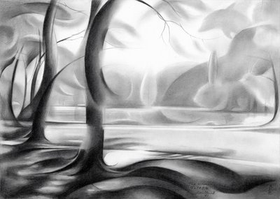 Mystical Forest Reflection by Corné Akkers