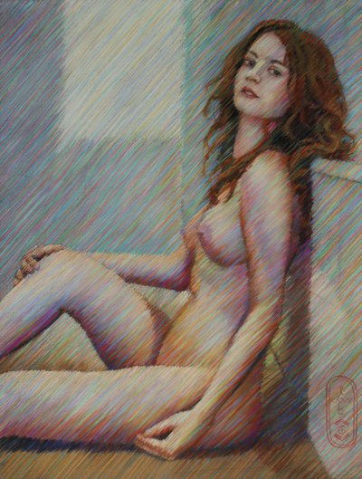 Serene Nude Woman by Corné Akkers