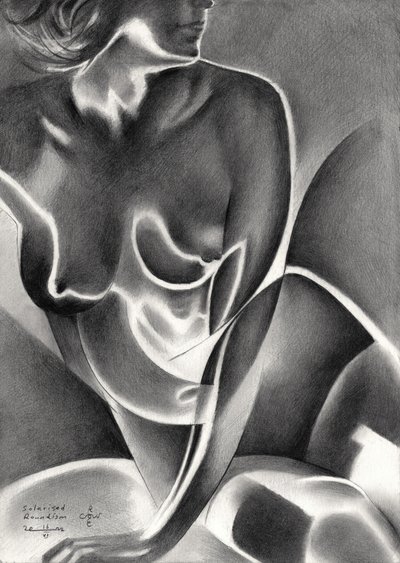 Stylized Female Form by Corné Akkers
