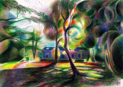 Vibrant Dream Garden by Corné Akkers