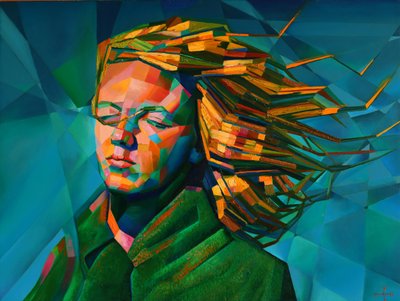Vibrant Geometric Serenity by Corné Akkers
