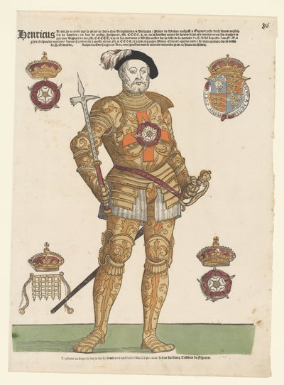 Portrait of Henry VIII of England by Cornelis Anthonisz. (manner of)