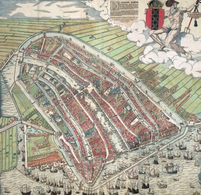 The Famous Trading City of Amsterdam by Cornelis Anthonisz.