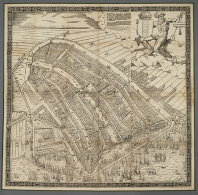 The Famous Trading City of Amsterdam by Cornelis Anthonisz.