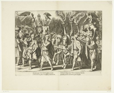 Triumphal Car of Charles V and Ferdinand, After the Liberation of Vienna from the Turks, ca. 1532 by Cornelis Boel