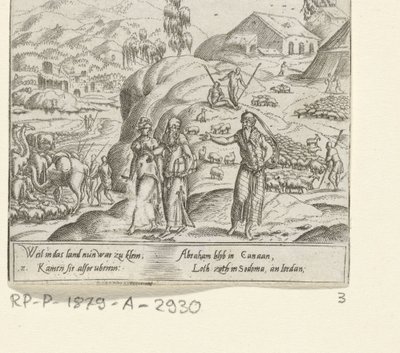Parting of Abraham and Lot by Cornelis Bos