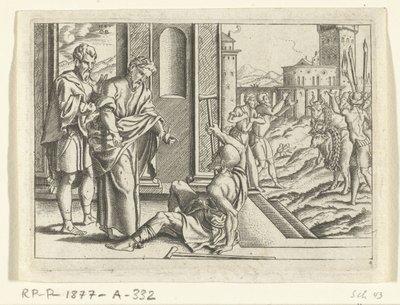 Paul Heals a Cripple by Cornelis Bos