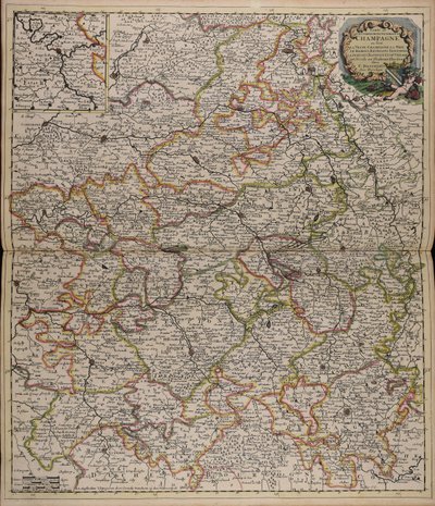 County and General Government of Champagne: Including True Champagne, Brie, Reims, Rethel, Senon, Perthois, Bassigny and the Village Divided into Several Elections by Cornelis Danckerts