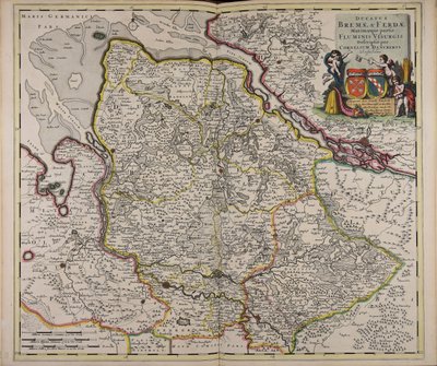 Description of the Duchy of Bremen and Verden and the Great Part of the River Weser by Cornelis Danckerts