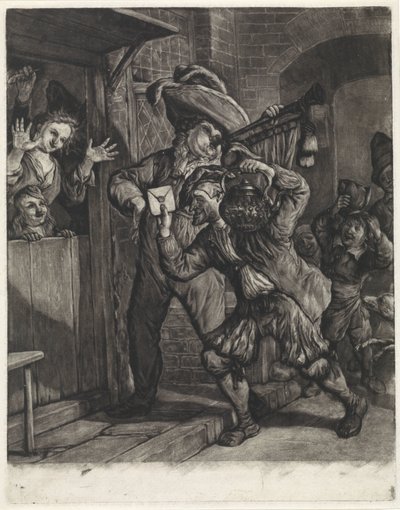 Lottery of Grootebroek, 1694 by Cornelis Dusart