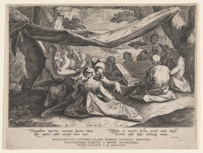 Musical Party in the Open Air by Cornelis Galle I
