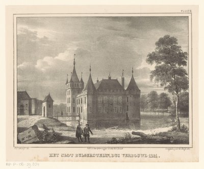 Castle Bulgersteyn (title on object: The Castle Bulgersteijn, Thus Rebuilt 1261) by Cornelis Gerrit Verburgh