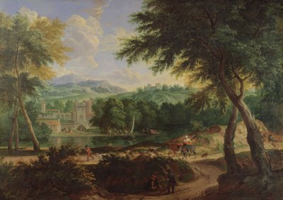 Landscape with a Flock of Sheep by Cornelis Huysmans