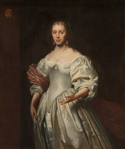 Portrait of Cornelia Craen van Haeften by Cornelis Janssens van Ceulen (II) (attributed to)