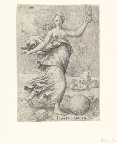 Moderation (Temperancia, The Virtues) by Cornelis Massijs