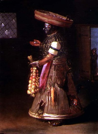 Anthropomorphic Figure of a Woman by Cornelis Saftleven