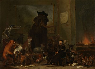 Satire on the Trial of Johan van Oldenbarnevelt by Cornelis Saftleven