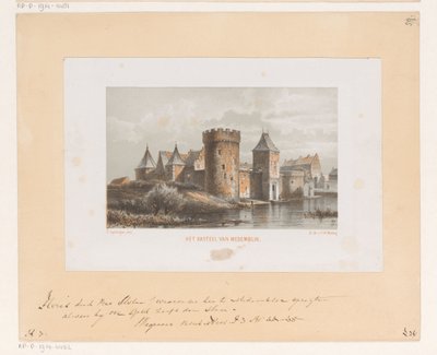 Castle of Medemblik by Cornelis Springer