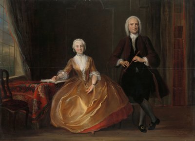 A Couple Making Music by Cornelis Troost