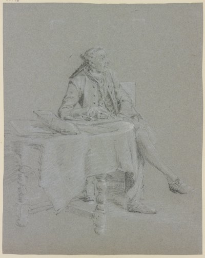 Cavalier Sitting at the Table by Cornelis Troost