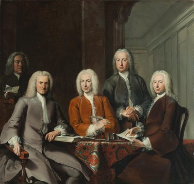 The Regents of the Oudezijds Almshouse by Cornelis Troost