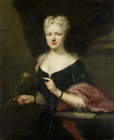 Portrait of Maria Magdalena Stavenisse by Cornelis Troost