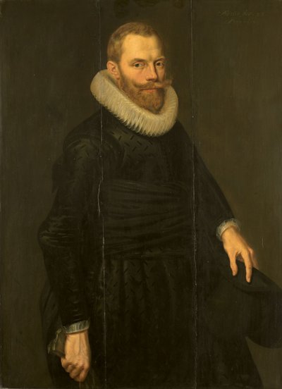 Portrait of Dirck Hasselaer by Cornelis Van der Voort