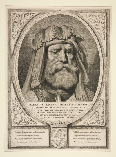 Albertus Bavarus Phrenetici Fratris and Provinces by Cornelis Visscher