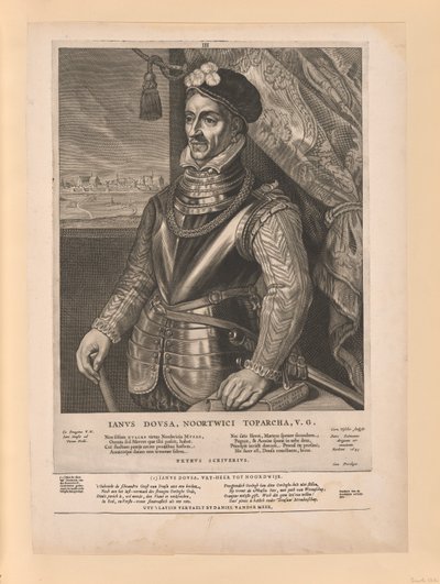 Jan van der Does, from Quatuor Personae by Cornelis Visscher